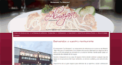 Desktop Screenshot of laalmazararestaurante.com